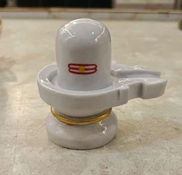 White Marble Stone Shivling