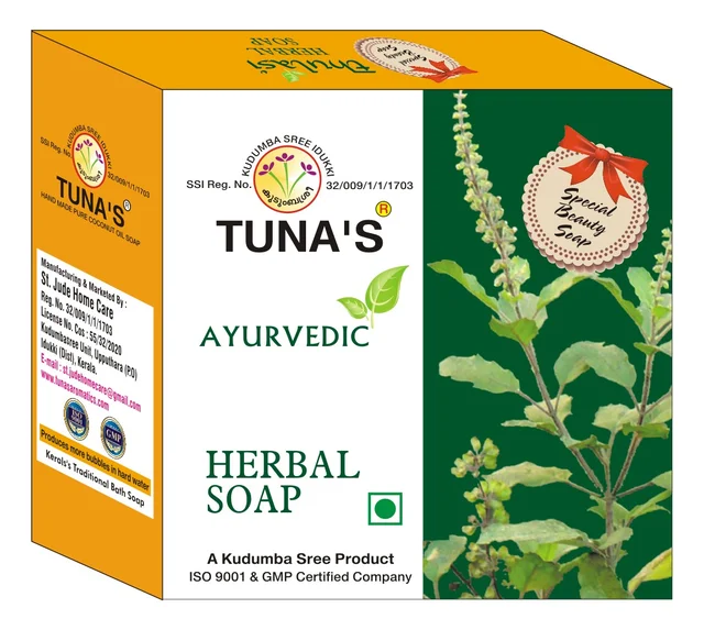 Tuna'sĀ® Tunas Thulasi Soap - 100Gm, Thulasi, A