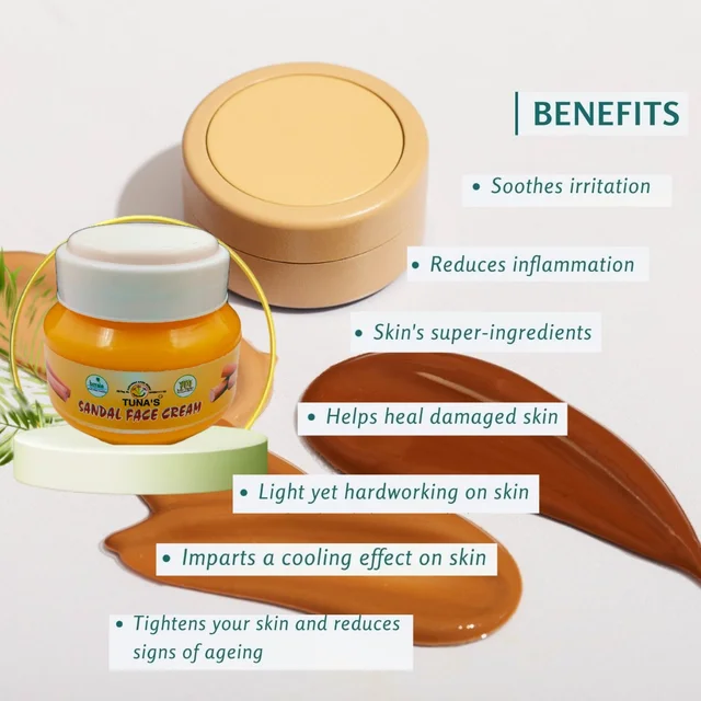 Tuna's® Sandal Face Cream - 100gm
