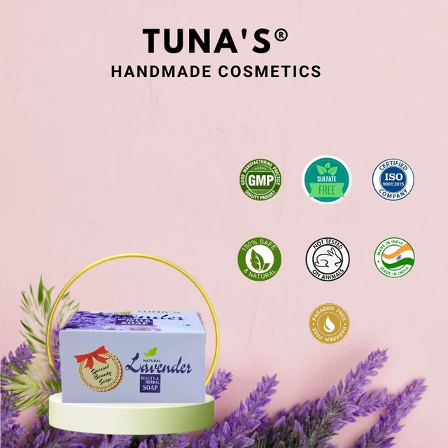 Tuna's® Tunas Lavender Soap - 100Gm, Lavender, A