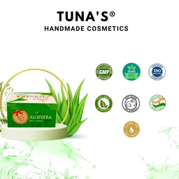 Tuna's® Tunas Aloe Vera Herbal Infused Soap Pack of 4 - 100gm*4, Aloevera, A