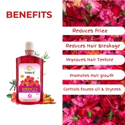 Tuna's® Herbs Infused Hibiscus Shampoo For Hair Strength | SLS PARABEN FREE - 250ML