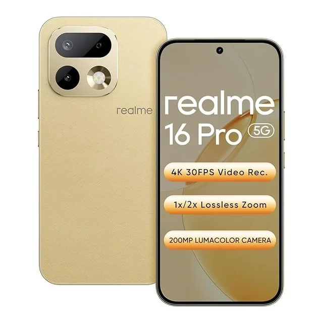 realme 16 Pro 5G Smartphone 8+128GB gold