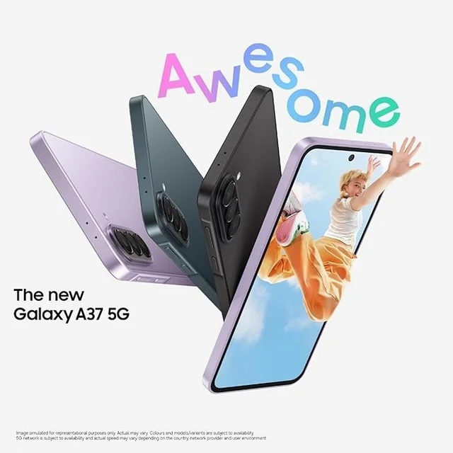 Samsung Galaxy A37 5G (Awesome GrayGreen, 12GB RAM, 256GB Storage)