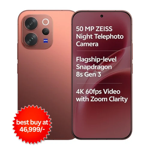 vivo V70 Elite 5G (Passion Red, 8GB RAM, 256GB Storage)