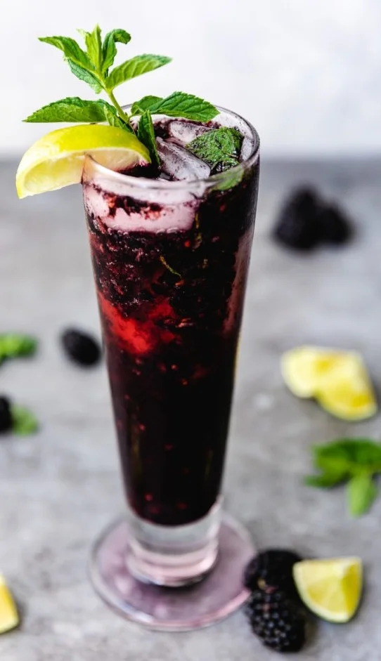 Black Current Mocktails
