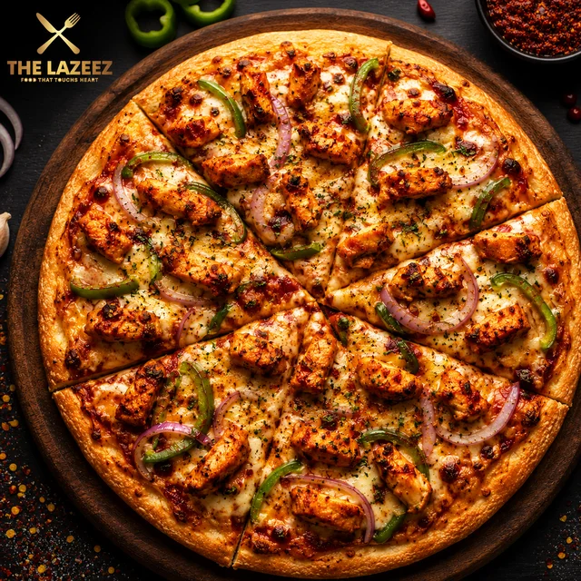 Schezwan Chicken Pizza ( Large )