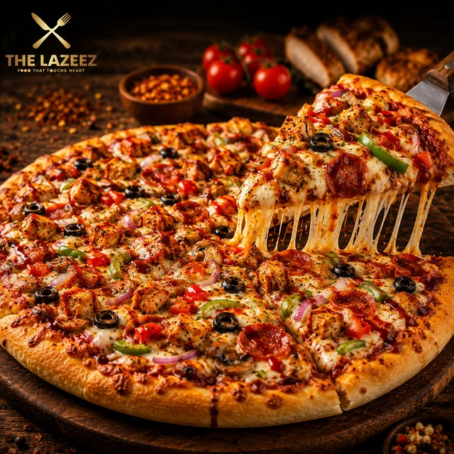 Overload Chicken Pizza ( Medium )