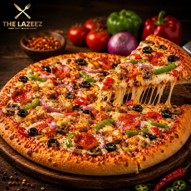Lazeez Special Pizza (Medium) Free