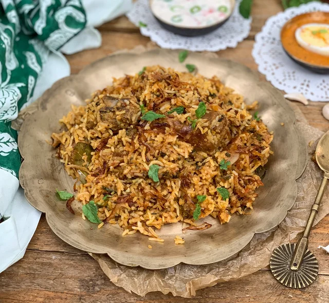 Mutton Hydrabadi Biriyani