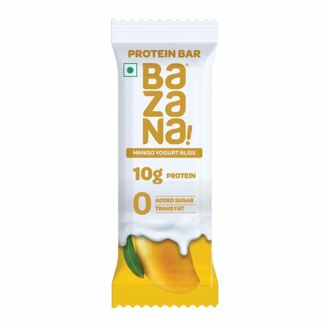 Bazana Foods Pvt Ltd Bazana Mango Yogurt Bliss Protein Bar - 40g