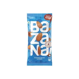 BAZANA Bazana Roasted Salted Almonds 504g|24 Packs,21g Each