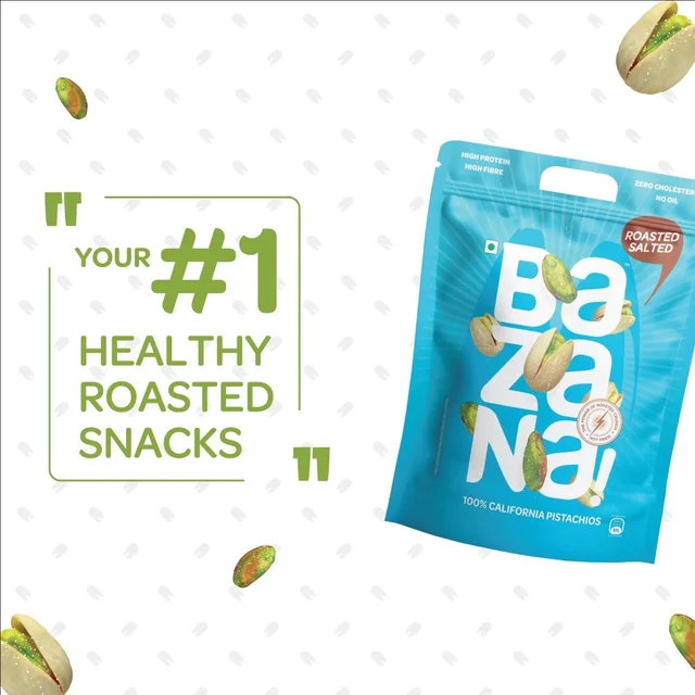 BAZANA Bazana Roasted Salted Pistachios 1kg Pack