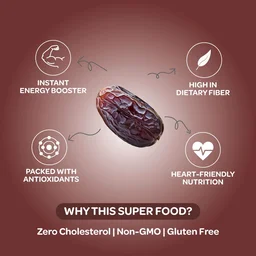 Bazana Foods Pvt Ltd Bazana Premium Jumbo Medjool Dates - 500g