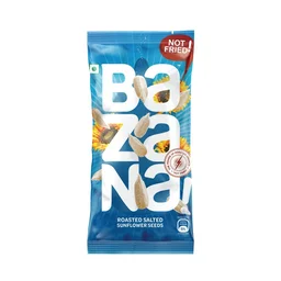 BAZANA Bazana Roasted Salted Sunflower Seeds(576g)|Surajmukhi ke beej | Roasted Salted Seeds Total 24 packs, 24g each pack