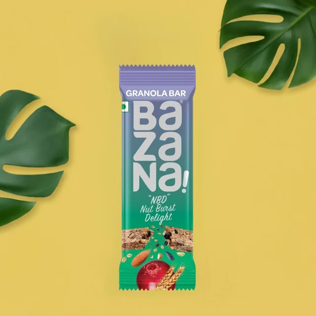 BAZANA Bazana Nut Burst Delight (NBD) Granola Bar (Pack of 12) 35g each