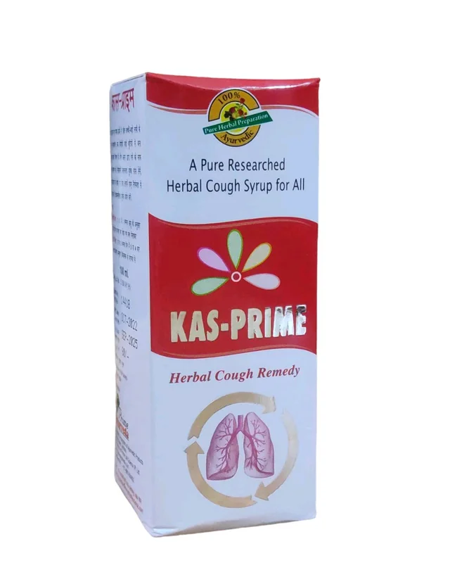 Kash Prime Syrup (For Cough, Normal Breathing, Reduces Spasms) - 100ml