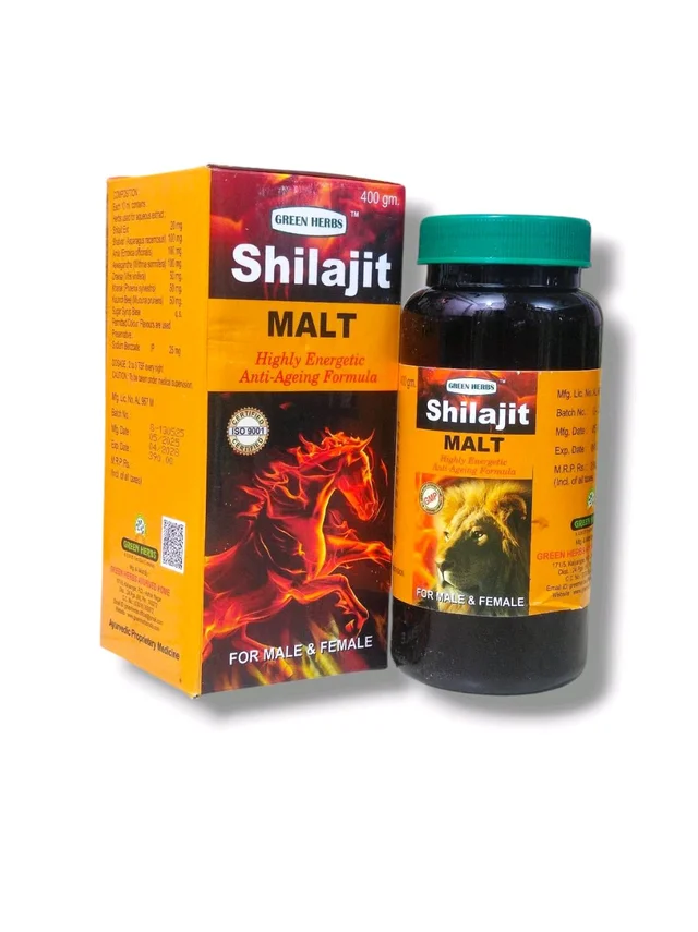 Shilajit Malta Green Herbs 