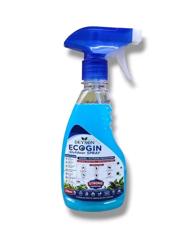 Deyson Ecogin Outdoor Spray For Repellent Mosquito, Insect and Other Hermul Bacterias - 200ml