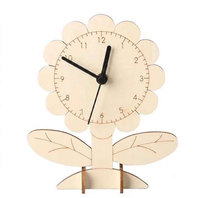 Kids DIY clock- Flower