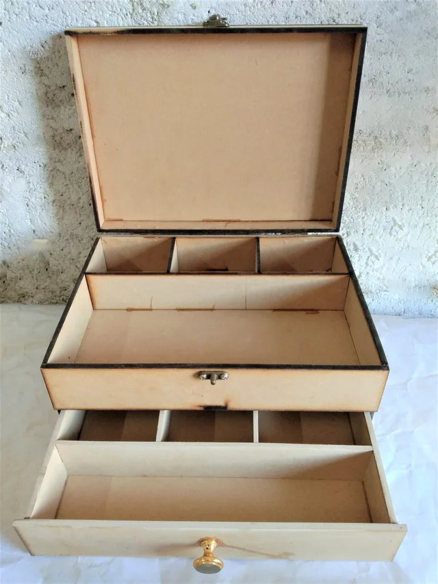 8 Slot Jewellery Box Drawer Style - 12"/10"/5", 8mm