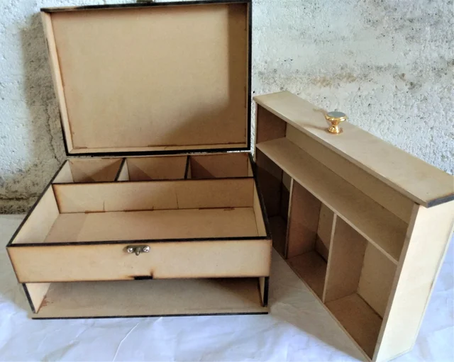 8 Slot Jewellery Box Drawer Style - 12"/10"/5", 8mm