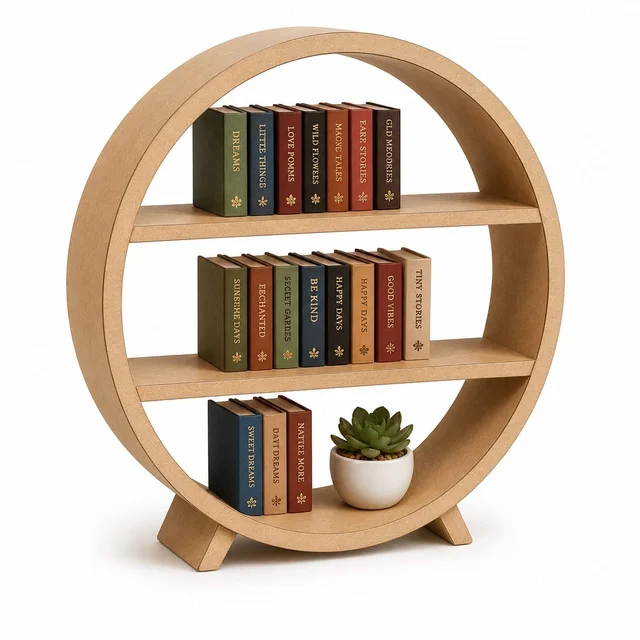 Miniature book shelf / Round book shelf