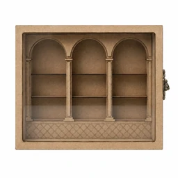 Miniature Book Shelf / Anxiety bookshelf - 3 Arch - 12 * 8 * 2 inches