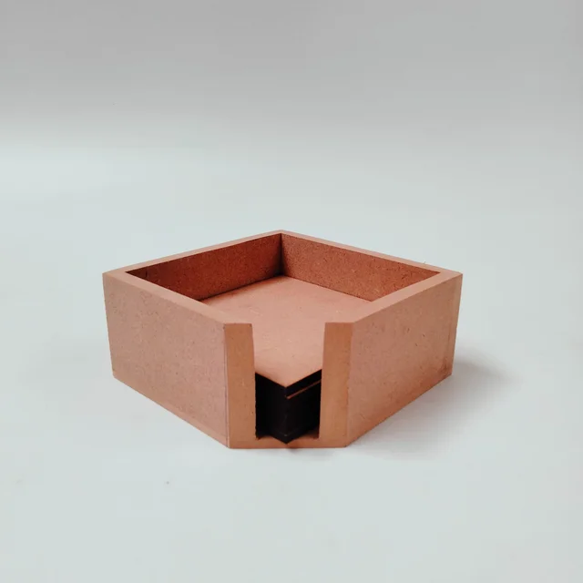 Square coaster set with Box stand - 4