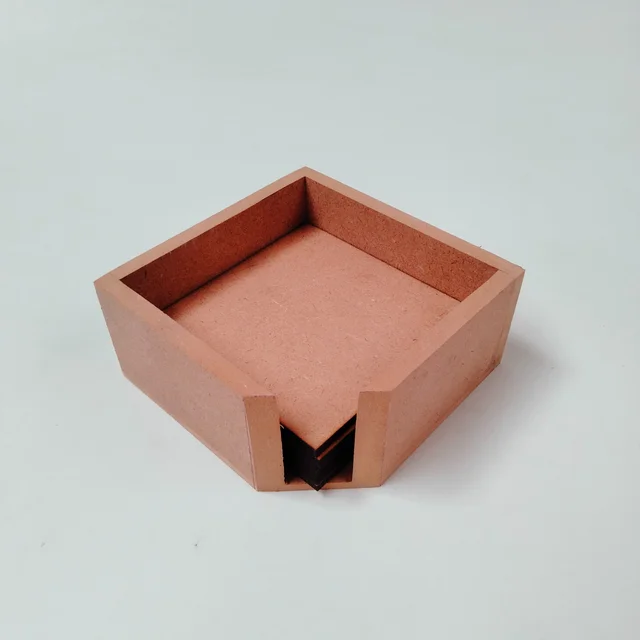 Square coaster set with Box stand - 4