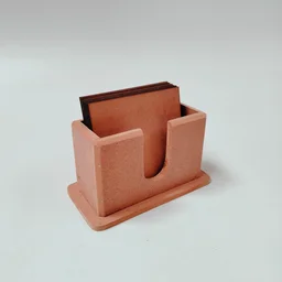 Square coaster set with Box stand - 4