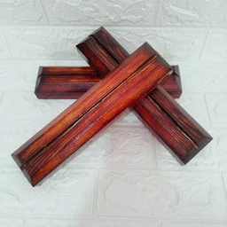 Pinewood Wooden Stand / Base with walnut polish - 6"