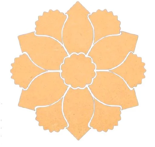 Rangoli Base Cutouts - 14 * 14 inches