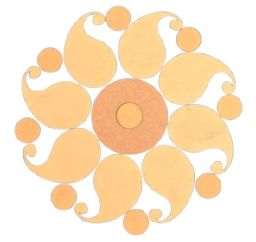 Rangoli Base Cutouts - 18 * 18 inches
