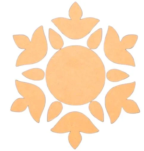 Rangoli Base Cutouts - 16 * 16 inches