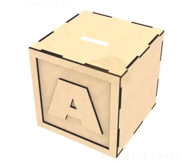 Monogram Piggy Bank A-Z - B