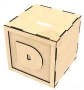 Monogram Piggy Bank A-Z - D
