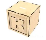 Monogram Piggy Bank A-Z - K