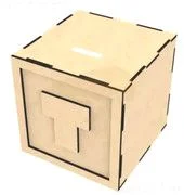 Monogram Piggy Bank A-Z - T