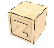 Monogram Piggy Bank A-Z - Z