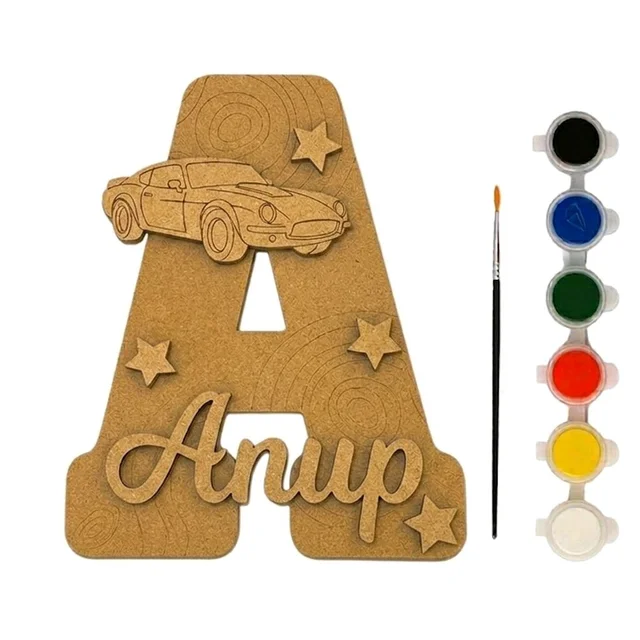 Car Monogram Kids DIY Kits