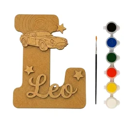 Car Monogram Kids DIY Kits