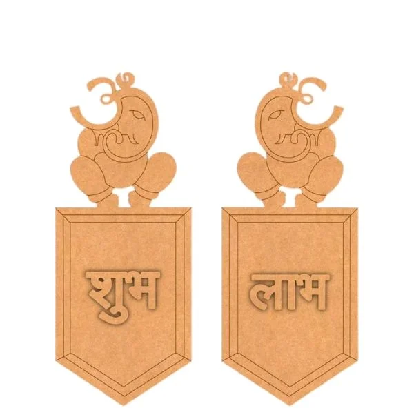 Premarked Ganesha Shubh labh- 5 Pairs