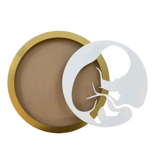 MDF Baby in Womb Frame - 12 inches
