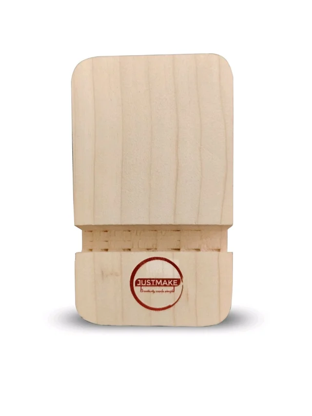 Pinewood Phone Stand / Mobile Stand - Set of 2