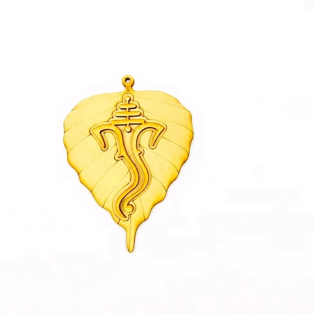 Leaf Ganesh -Fridge Magnet - 10