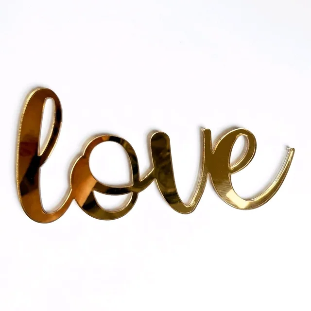 Love Acrylic Cutouts