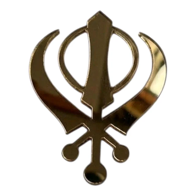 Sikh Logo Acrylic Cutouts - 20 pieces