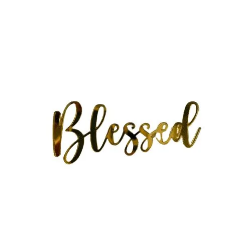 Blessed Acrylic Cutouts
