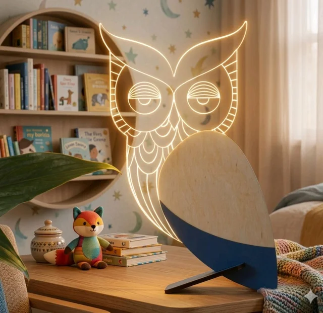 Owl LED Lamp